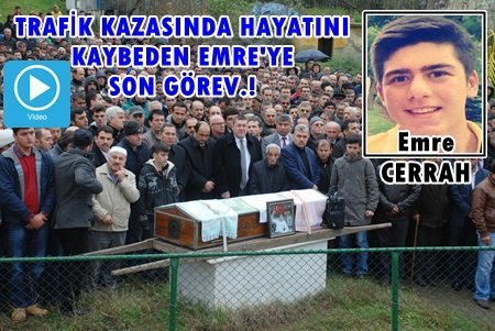 16 Yaşındaki Emre Son Yolculuğuna Uğurlandı (Görüntülü)