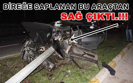 İnanılmaz Kaza.! İşte Bu Araçtan Sağ Çıktı