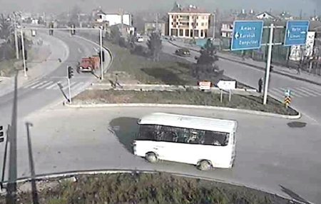 Trafik Kazaları Mobese’ye Yansıdı