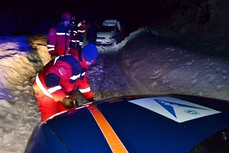 Donmak Üzereyken UMKE’nin Operasyonuyla Kurtarıldılar