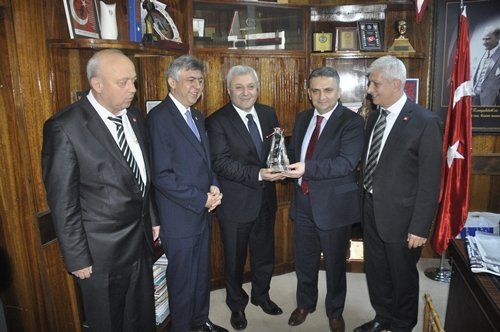 CHP PM Üyesi Özkan’dan Genel Maden İşçileri Sendikası Başkanına Ziyaret