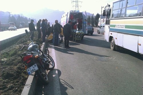 Zonguldak’ta Trafik Kazası: 1 Yaralı