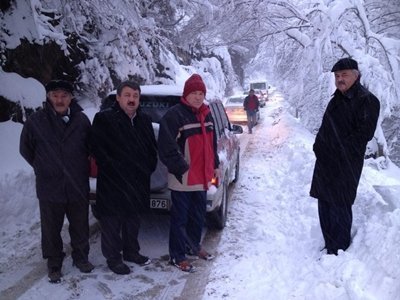 KAR KALINLIĞI 60 SANTİMETREYİ BULDU