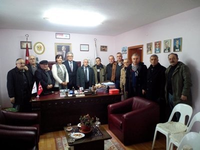 CHP ADAY ADAYI TURPÇU’DAN BAŞKAN GÜNEŞ’E ZİYARET