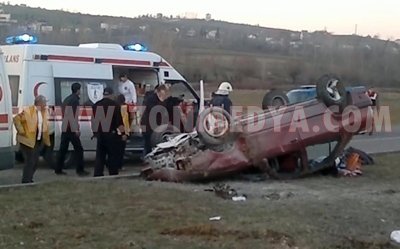 ÇAYCUMA?DA TRAF?K KAZASI: 1 ÖLÜ, 2 YARALI