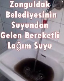 ZONGULDAK’TAÇEŞMELERDEN.ÇAMUR AKTI,SOSYAL MEDYA YIKILDI