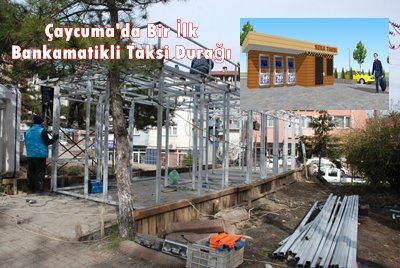 ÇAYCUMA’YA BANKAMATİKLİ TAKSİ DURAKLARI GELİYOR