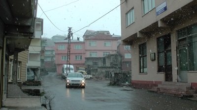 TÜRKALİ KAR YAĞIŞI (GÖRÜNTÜLÜ)