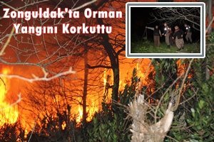 ZONGULDAK’TA ALEVLER ARASINDA BÜYÜK PANİK