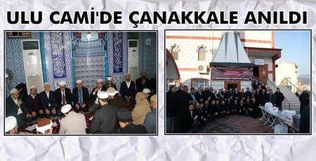 Şehitler Yenimahalle Ulu Camii’de Anıldı
