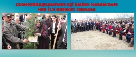 Çaycuma’ya  “Bereket Ormanı” (Görüntülü)