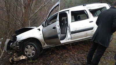 KÜRE’DE TRAFİK KAZASI: 1 YARALI