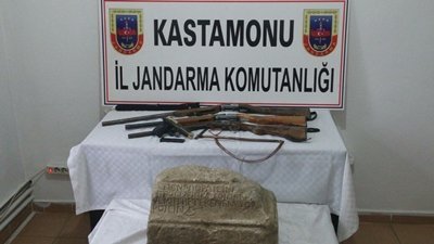 KASTAMONU’DA TARİHİ TAŞ, ELE GEÇİRİLDİ