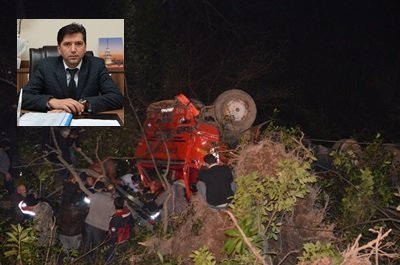 Kamyon Uçurumdan Aşağı Uçtu; 1 Ölü, 3 Yaralı