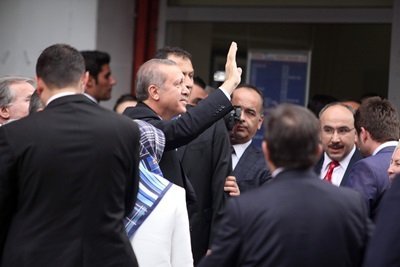 CUMHURBA?KANI ERDO?AN KARABÜK BELED?YES?'N? Z?YARET ETT?