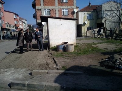 SALTUKOVA’DA İÇME SUYUNA PEYZAŞ ÇALIŞMASI YAPILDI