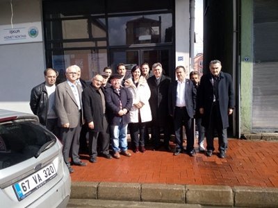 KÖKTÜRK VE ŞEKERCİ’DEN BAŞKAN GÜNEŞ’E ZİYARET