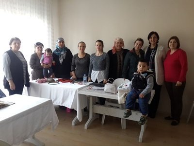 SALTUKOVA’DA DİKİŞ NAKIŞ KURSU AÇILDI