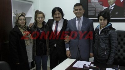 (ÖZEL HABER)  SANATÇI ERCAN GÖNÜLTAŞ MÜDÜR ÖZDEMİR’İ ZİYARET ETTİ