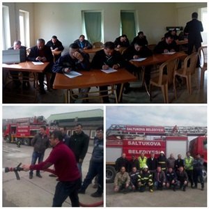 Saltukova Havalimanın’da ARFF Eğitim Semineri Verildi