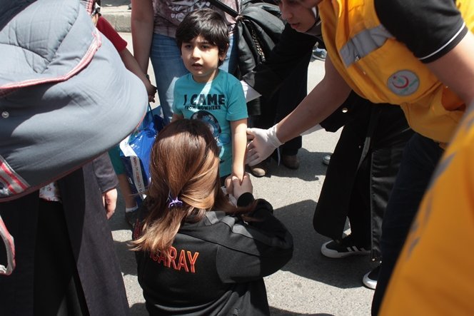 HAM?LE KADINA OTOMOB?L ÇARPTI