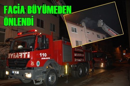 Bacadan Çıkan Kıvılcım Korkuttu (Görüntülü)