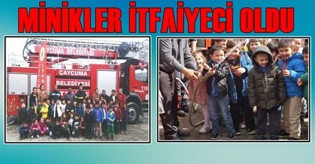 Miniklerden Çaycuma İtfaiyesi’ne Ziyaret