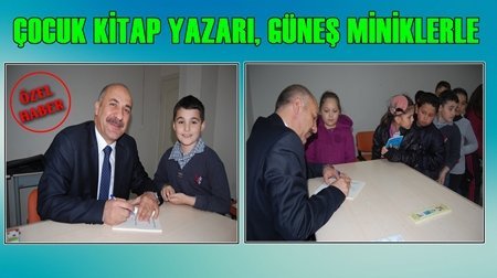 Kitap Yazarı Güneş’e Yoğun İlgi (Görüntülü)