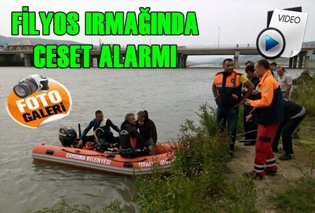 Irmak’ta Ceset Alarmı (GÖRÜNTÜLÜ)