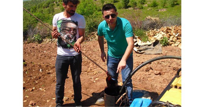 Su ararken petrol buldu