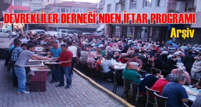 İstanbul’da Devrekliler Derneği’nden İftar