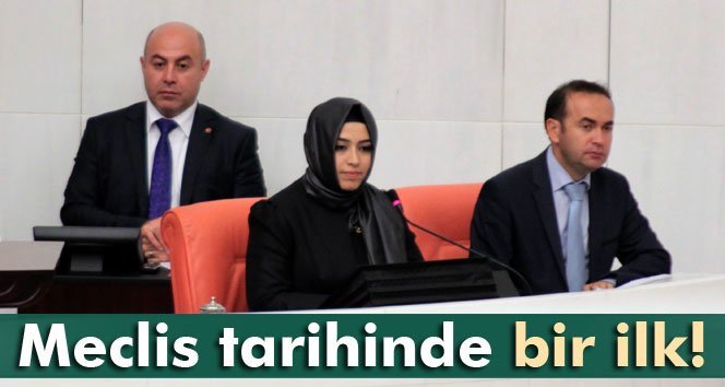 Meclis tarihinde bir ilk
