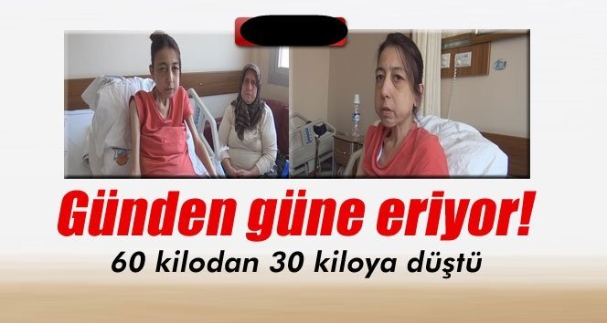 60 kilodan 30 kiloya düştü