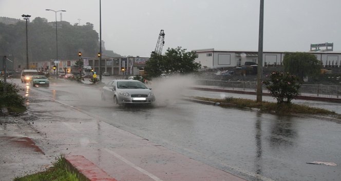 Zonguldak’ta sağanak yağış