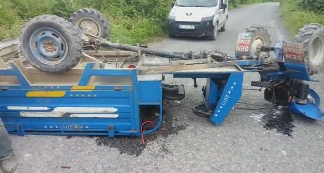 B?R AYA?ININ KOPMASINA NEDEN OLAN PATPAT ?LE Y?NE KAZA YAPTI