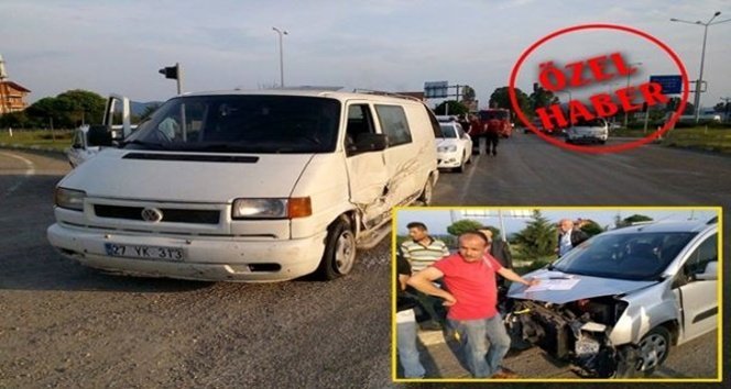 Kırmızı Işık İhlali Kaza Getirdi