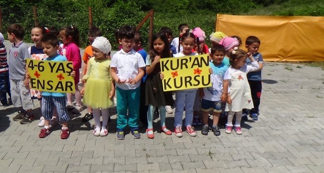 ÇAYCUMA'DA ENSAR 4-6 YA? KUR'AN KURSUNUN AÇILI?I YAPILDI