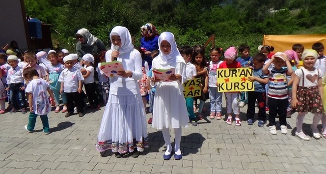 Çaycuma’da ensar 4-6 yaş Kur’an kursunun açılışı yapıldı