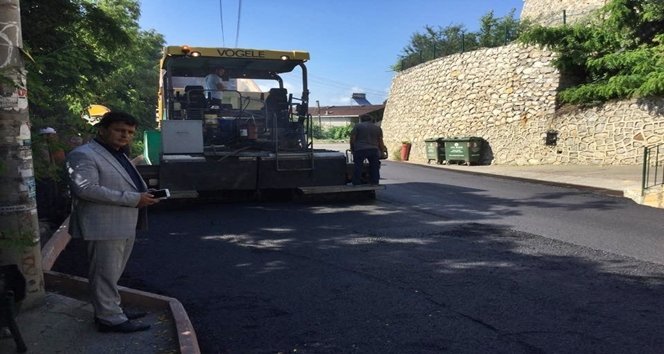Kozlu Belediyesi asfalt çalışmaları devam ediyor