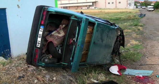 30 metre savruldu! 1 ölü, 2 yaralı