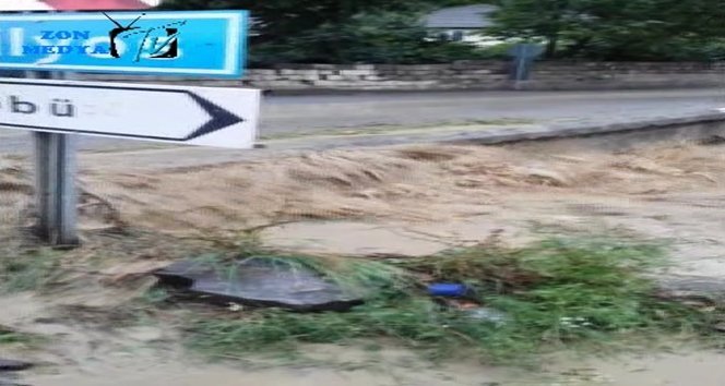 Göbü Köyünde yaşanan sel taşkınının görüntüleri ortaya çıktı (Görüntülü)