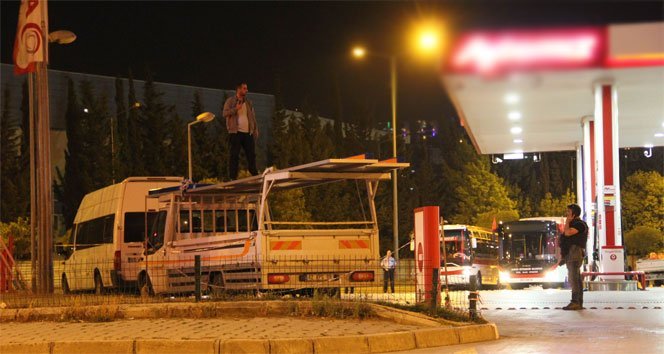 Akaryakıt istasyonunda intihara kalkıştı