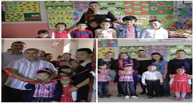 Türkali ilkokulunda Anasınıfı öğrencilerinden yılsonu sergisi (Görüntülü)