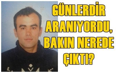 Son Dakika: Murat Demirer Bulundu.!