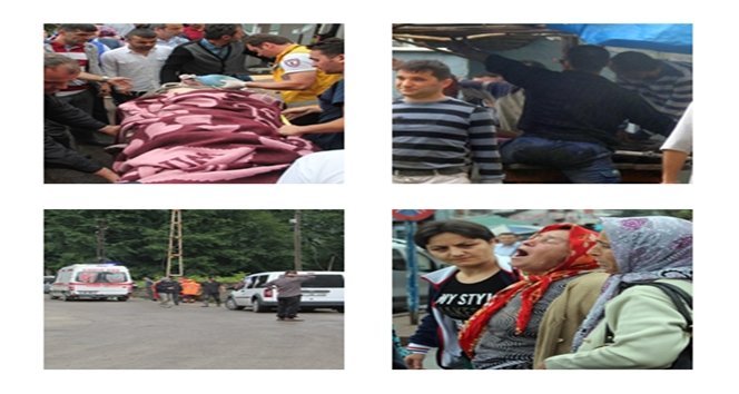 GÖÇÜĞÜ GİZLEDİLER, GÖÇÜK ALTINDA KALAN İŞÇİYE KENDİLERİ MÜDAHALE ETTİLER