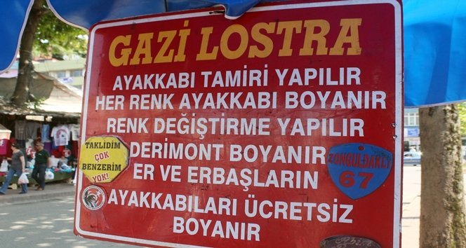 ASKERLER?N AYAKKABISINI ÜCRETS?Z BOYAYINCA GAZ? UNVANI ALDI