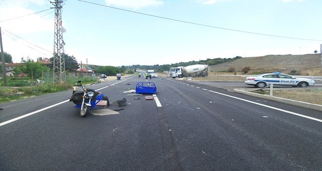 MOTOS?KLET ?LE OTOMOB?L ÇARPI?TI: 1 YARALI