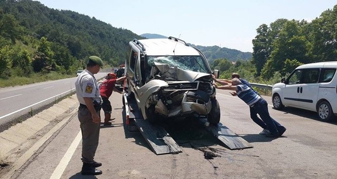 Zonguldak’ta Trafik Kazası: 1 Yaralı
