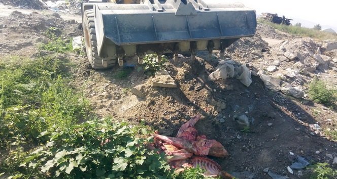 Markette 210 Kilo Kaçak Et Ele Geçirildi