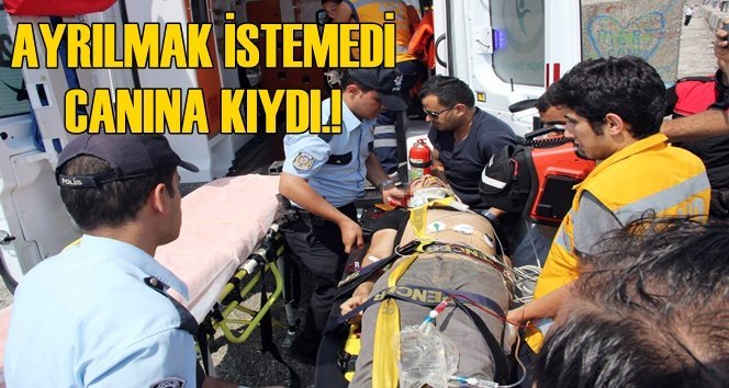 Eşiyle Son Görüşmesinde Kendini Vurdu